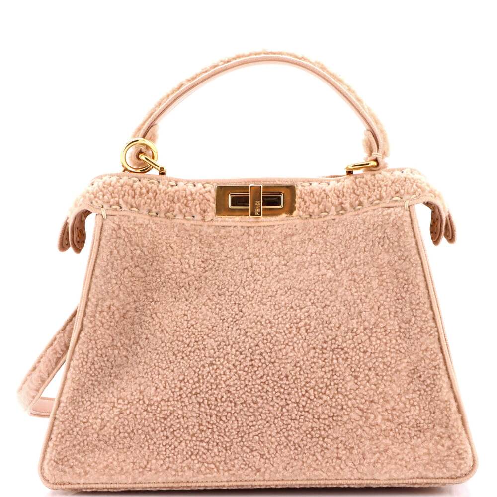 Fendi Peekaboo Iseeu Bag Shearling #243571F16B